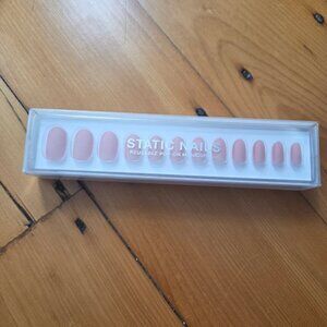 Static Nails Press On Nails - Matte Rose Round
